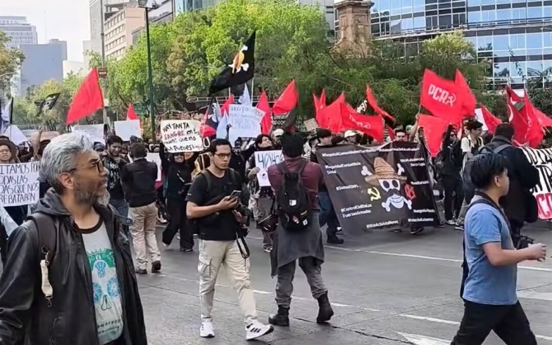 Marcha Generación Z en CDMX contra la violencia en el país