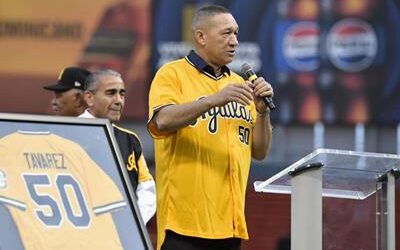 Águilas Cibaeñas retiran el número 50 de Julián Tavárez