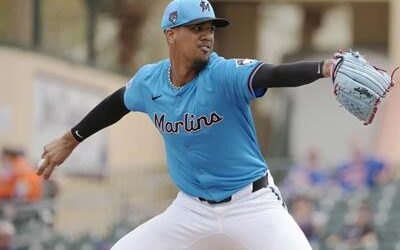 MLB: Marlins buscan extender a Eury Pérez, hay distancia económica