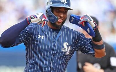 LIDOM: Lewin Díaz renueva contrato con los Samsung Lions en KBO