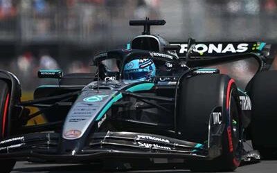 Formula 1: George Russell, el más veloz en los ensayos de Las Vegas