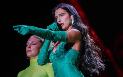 Dua Lipa canta ‘Amor Prohibido’ en su último concierto del Estadio GNP
