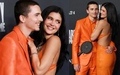 Timothée Chalamet y Kylie Jenner lucen su amor con looks idénticos en Los Ángeles