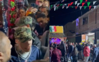 VIDEO | Mañanitas de Santa Fe Klan a la Virgen de Guadalupe terminan en pleito