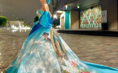 Maribel cantó a Lupita con vestido especial