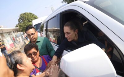 Desde Oaxaca, Sheinbaum anuncia apoyo económico a víctimas de Tren Interoceánico