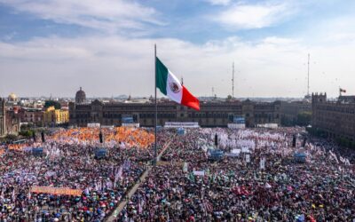 SNTE despliega a 45,000 maestros en el mitin de Sheinbaum: «Tenemos que corresponderle al gobierno»