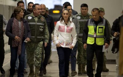 Sheinbaum encabeza recorrido de prueba del Tren Suburbano al AIFA