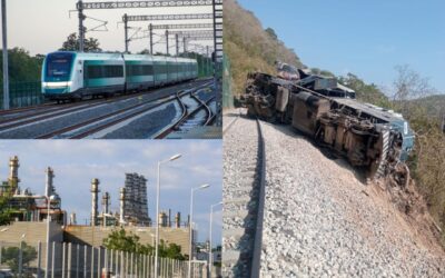 El descarrilamiento del Tren Interoceánico pone en la mira las obras estrellas de la 4T