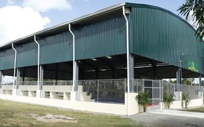 Abinader y Cruz inauguran techado multiuso en Campamento MIlitar