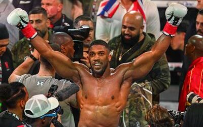 Anthony Joshua, herido leve en un accidente en Nigeria