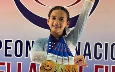 Campeonato nacional de gimnasia: Coral Caamaño brilla con oro