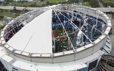 Tropicana Field estará listo para Día Inaugural pese a daños huracán