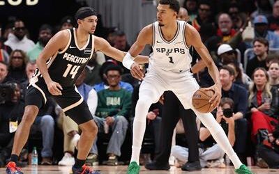 Víctor Wembanyama: un doble-doble no fue suficiente ante Cavs