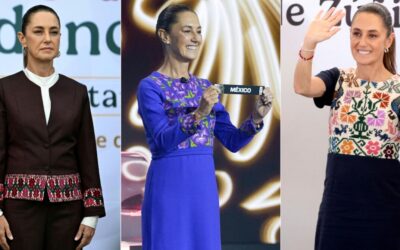 Colores, bordados indígenas y poder: ¿Qué comunica la imagen de la presidenta de México?