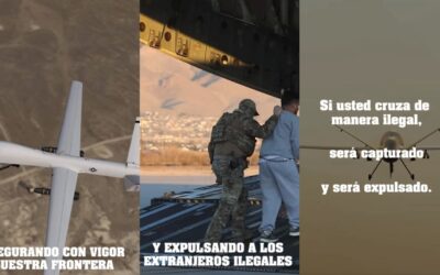 Embajada de EU en México alerta que drones avanzados patrullan la frontera