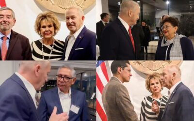 Ronald Johnson recibe a funcionarios mexicanos en la Embajada de EU; destaca cooperación en seguridad