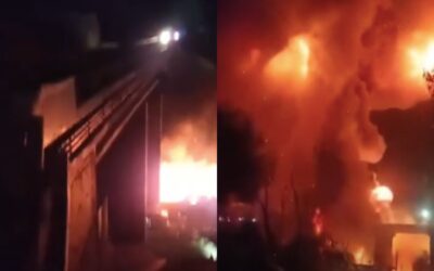 Muere chofer al explotar una pipa con combustible en Tulancingo, Hidalgo