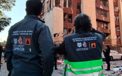 Se registra explosión en edificio de Paseos de Taxqueña, Coyoacán, por presunta acumulación de gas