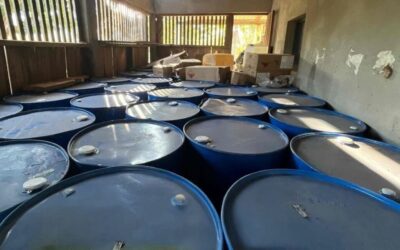 Marina desmantela narcolaboratorio en Guerrero; aseguran más de 12 toneladas de sustancias químicas