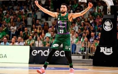 Chris Duarte lidera remontada del Unicaja que ganó en la prórroga