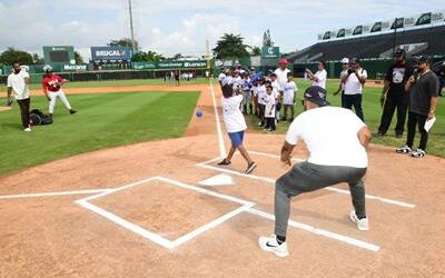 Estadio Tetelo Vargas: fue escenario de clínicas de béisbol