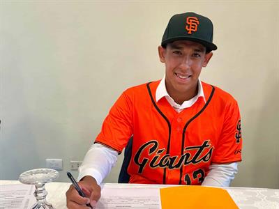 Gigantes otorgan al prospecto Luis Hernández bono de US$5,4 millones