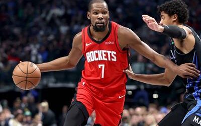 Resumen NBA: Kevin Durant anota 32 puntos, Rockets ganan