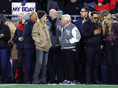 NFL: Gianni Infantino acude al Patriots-Chargers