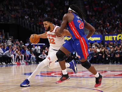 Karl-Anthony Towns: anota 14, Knicks vencen a Nets en gran paliza