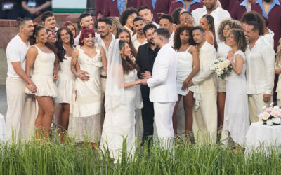 Boda del medio tiempo de Bad Bunny en el Super Bowl sí fue real