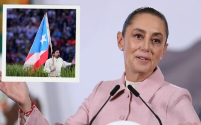 Sheinbaum reacciona a la presentación de Bad Bunny en el Super Bowl LX