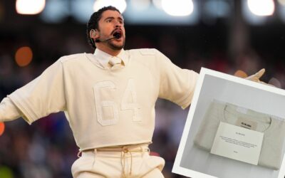Bad Bunny sorprende a empleados de Zara al regalarles la camiseta que usó en el Super Bowl