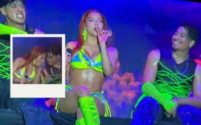 “Es la IA, yo jamás fumé”: Yeri Mua desmiente consumo de marihuana en pleno show
