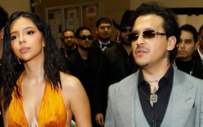 Así escoltaron a Ángela Aguilar y Christian Nodal hasta su avión tras ataque | VIDEO