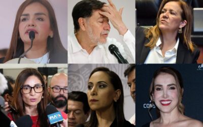 Mujeres recuerdan a Noroña una lista de agravios; representa lo equivocado de la política, le dicen