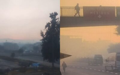 Incendio en Nezahualcóyotl dispersa humo hacia las alcaldías de la CDMX en plena contingencia