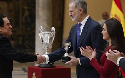 Los reyes de España premian Marileidy Paulino