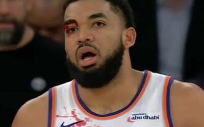 Towns, pese a herida en su ojo, aporta a triunfo de Knicks