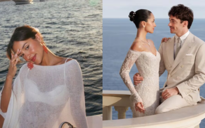 ¿Quién es Alexandra Saint Mleux, la esposa de Charles Leclerc?