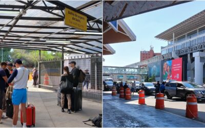 Pagar el doble o caminar varios metros para tomar un Uber, la disyuntiva de viajeros en el Aeropuerto de la CDMX