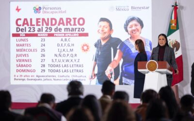 Bienestar abrirá registro para personas con discapacidad y para becas de transporte