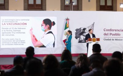 Contagios de sarampión van a la baja desde hace cuatro semanas, reporta Salud