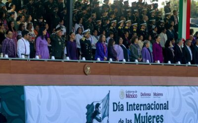 Sheinbaum reconoce labor de mujeres en las Fuerzas Armadas; se compromete a acabar con el acoso