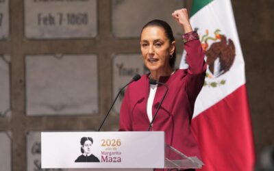 Sheinbaum conmemora natalicio de Margarita Maza tras nombrarla embajadora de México