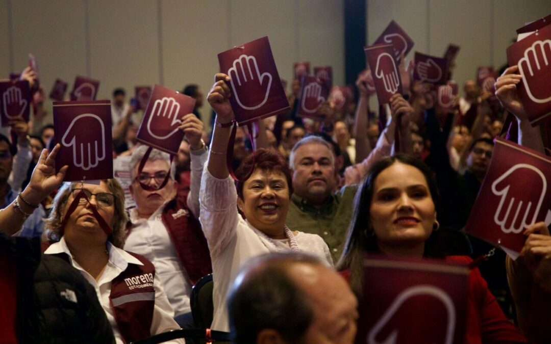 Morena va por reglas para 2027, en medio de pugnas internas y la ausencia de AMLO