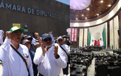 Diputados aprueban reforma a pensiones en medio de protestas de jubilados de Pemex, CFE y Banobras