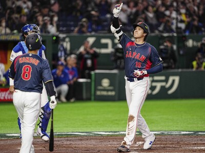 Shohei Ohtani pegó grand slam y Japón abre con paliza a Taiwán