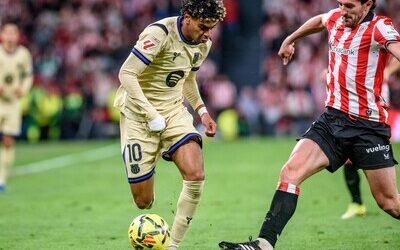 Un golazo de Yamal afianza al Barcelona en el liderato