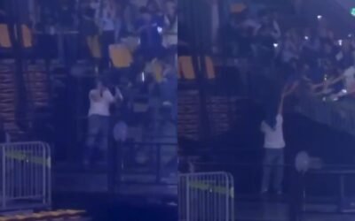 Fans caen de las gradas en pleno concierto K-Pop | VIDEO